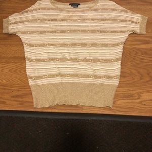 NW Etcetera gold tread top sz S buy 1 get 1 free